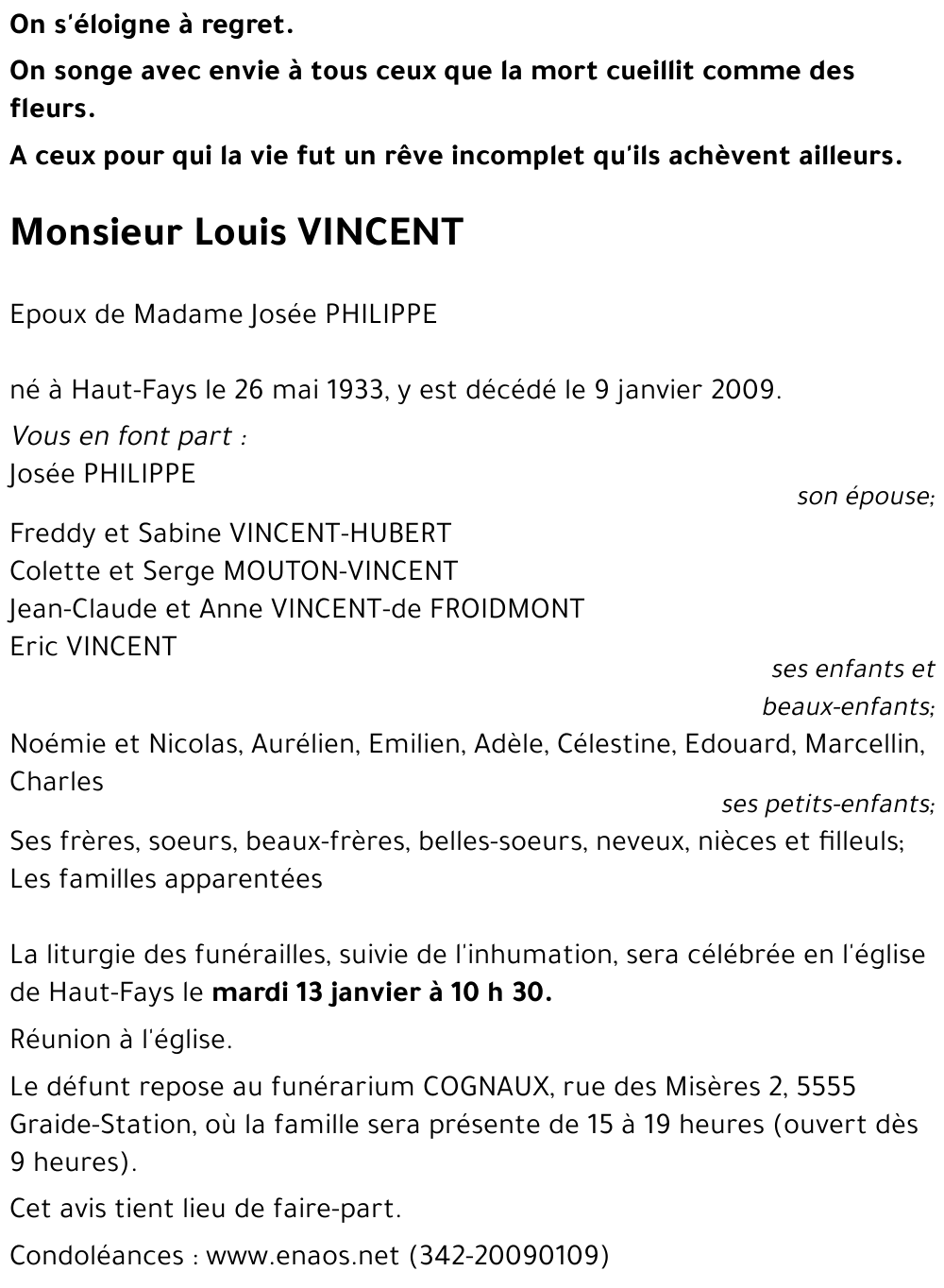 Louis VINCENT