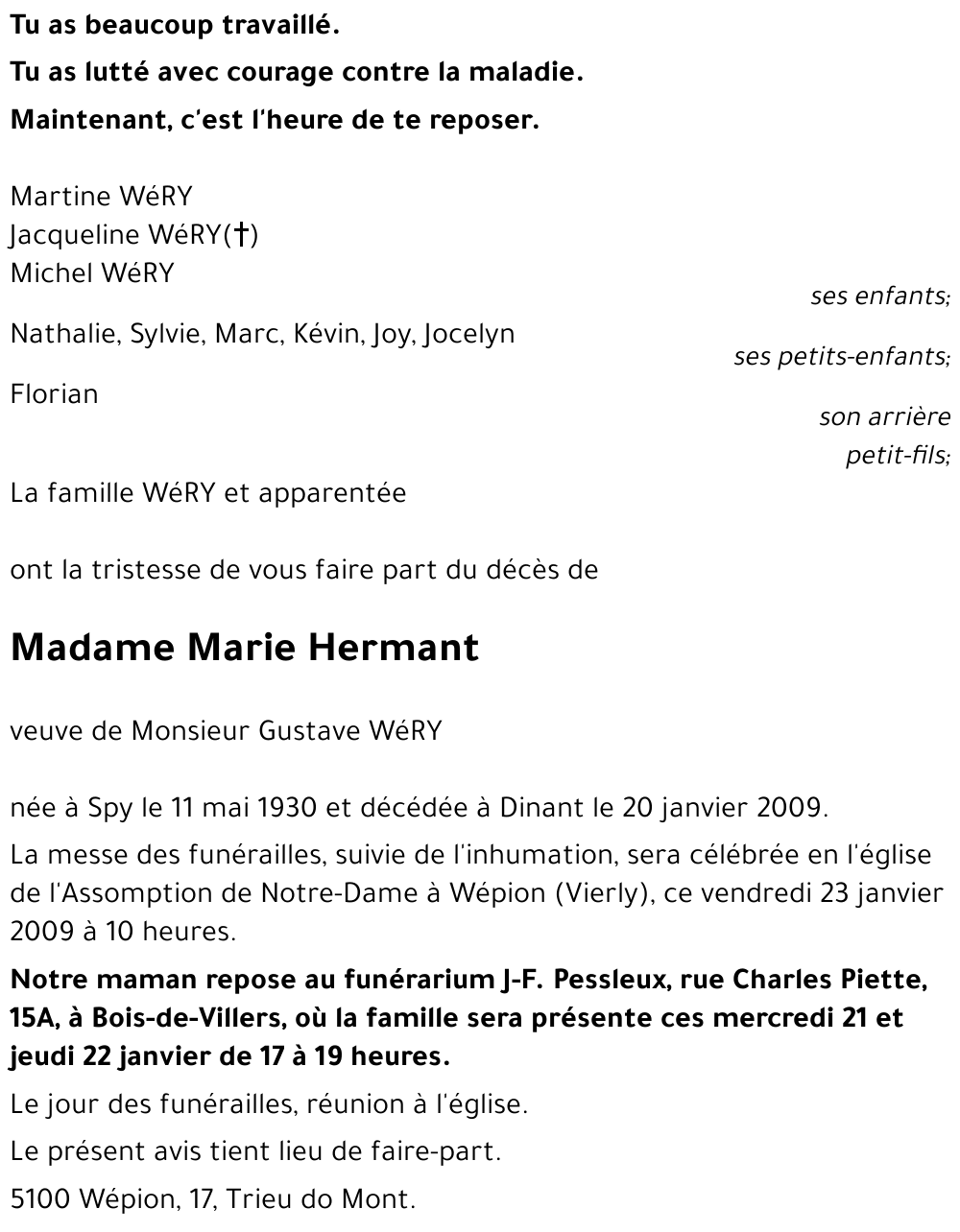 Marie Hermant