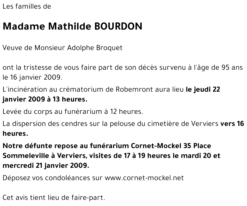 Mathilde BOURDON