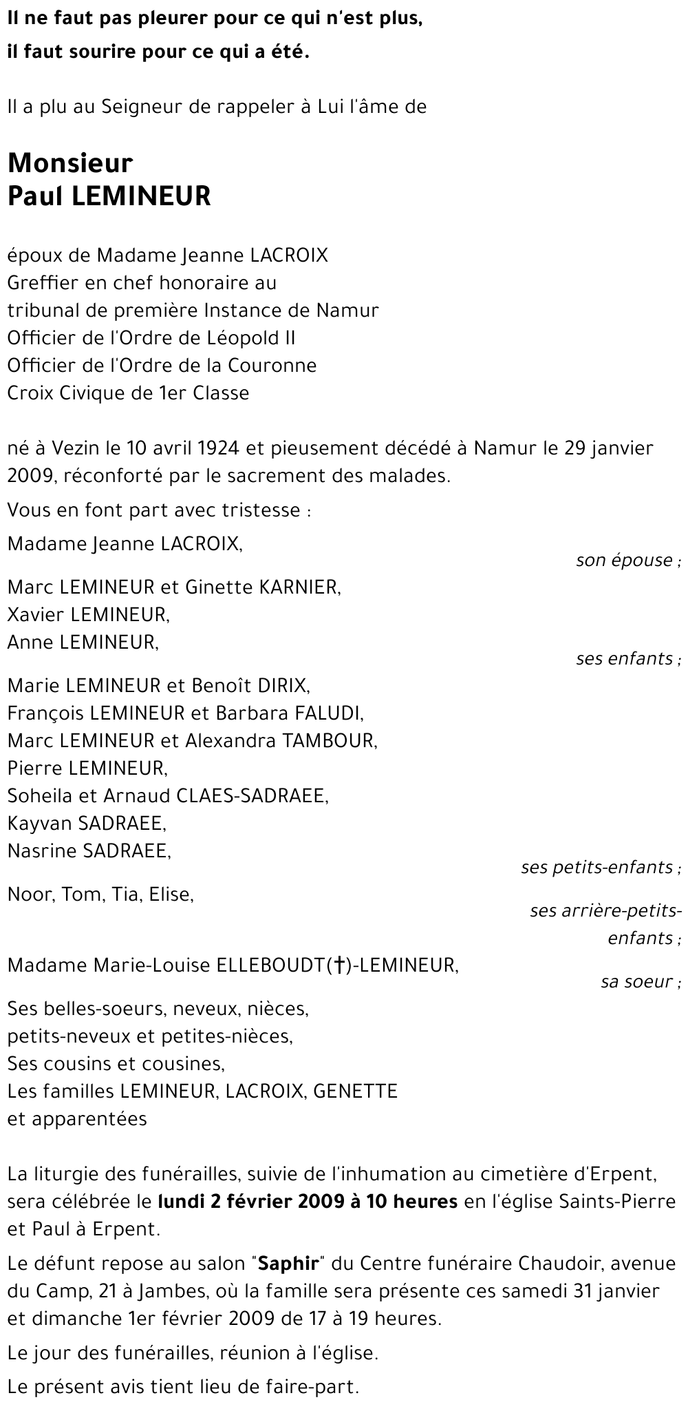 Paul LEMINEUR