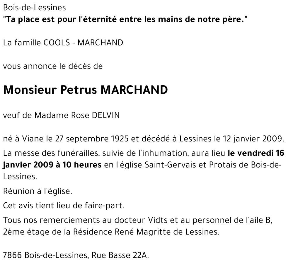 Petrus MARCHAND