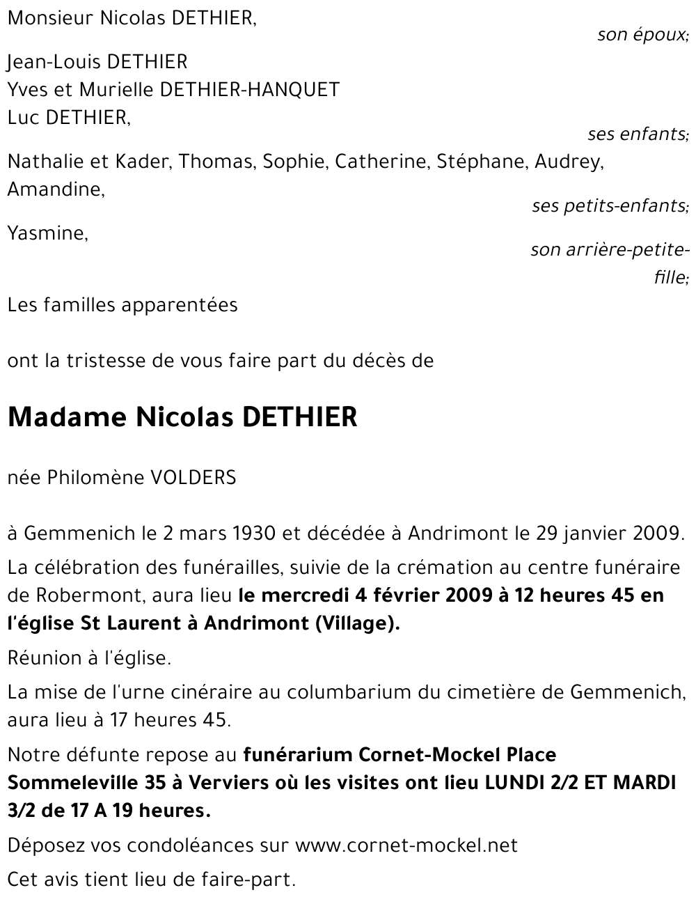 Philomène VOLDERS