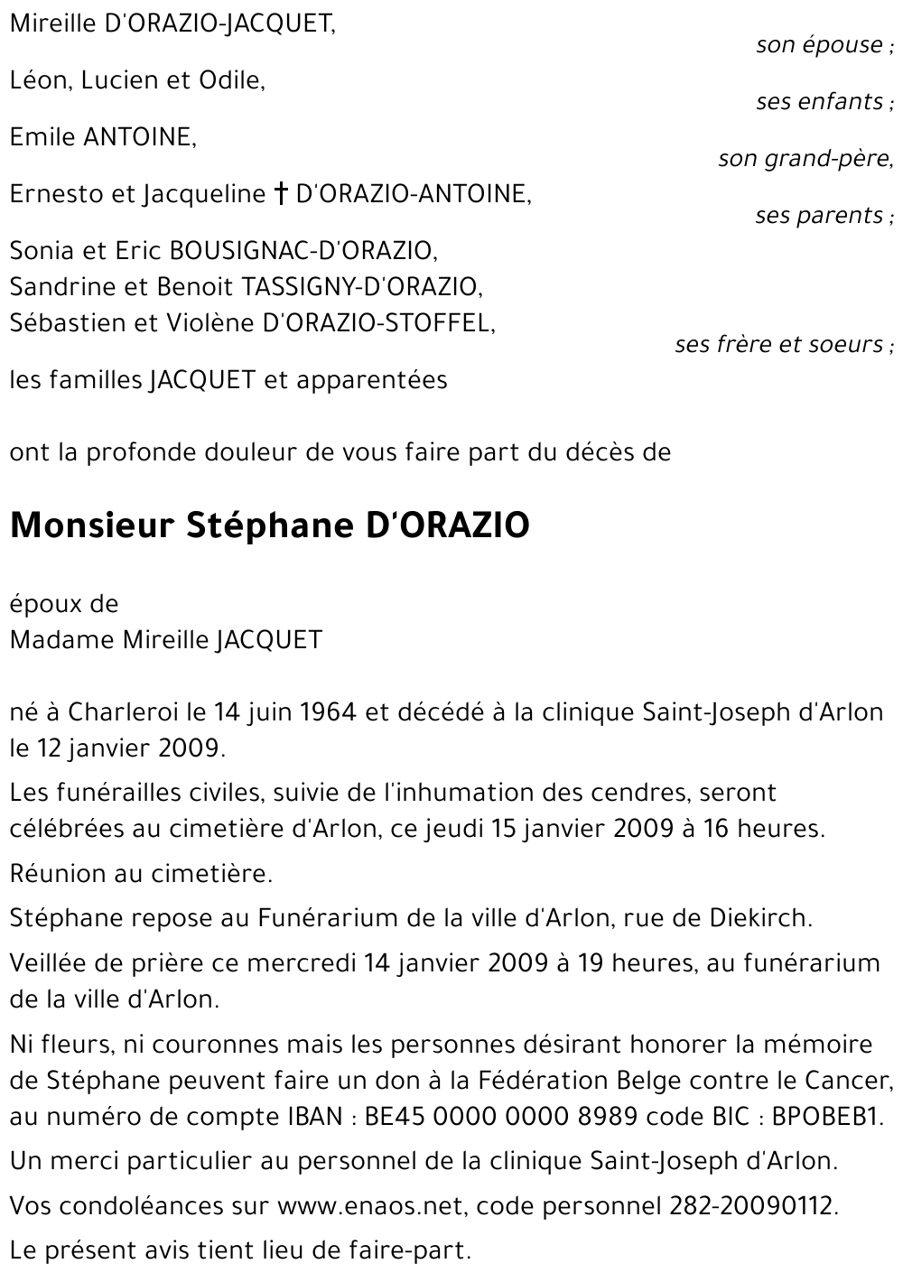 Stéphane D'ORAZIO