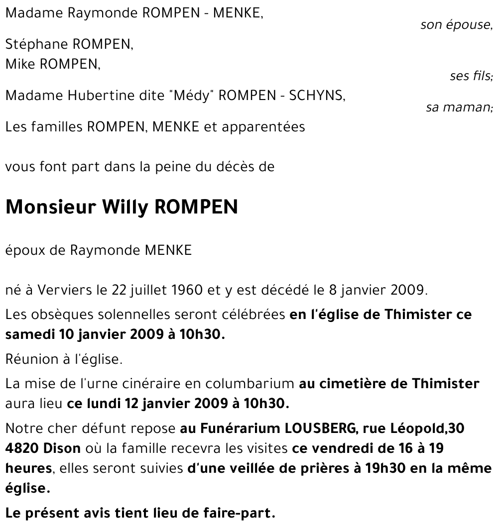 Willy ROMPEN