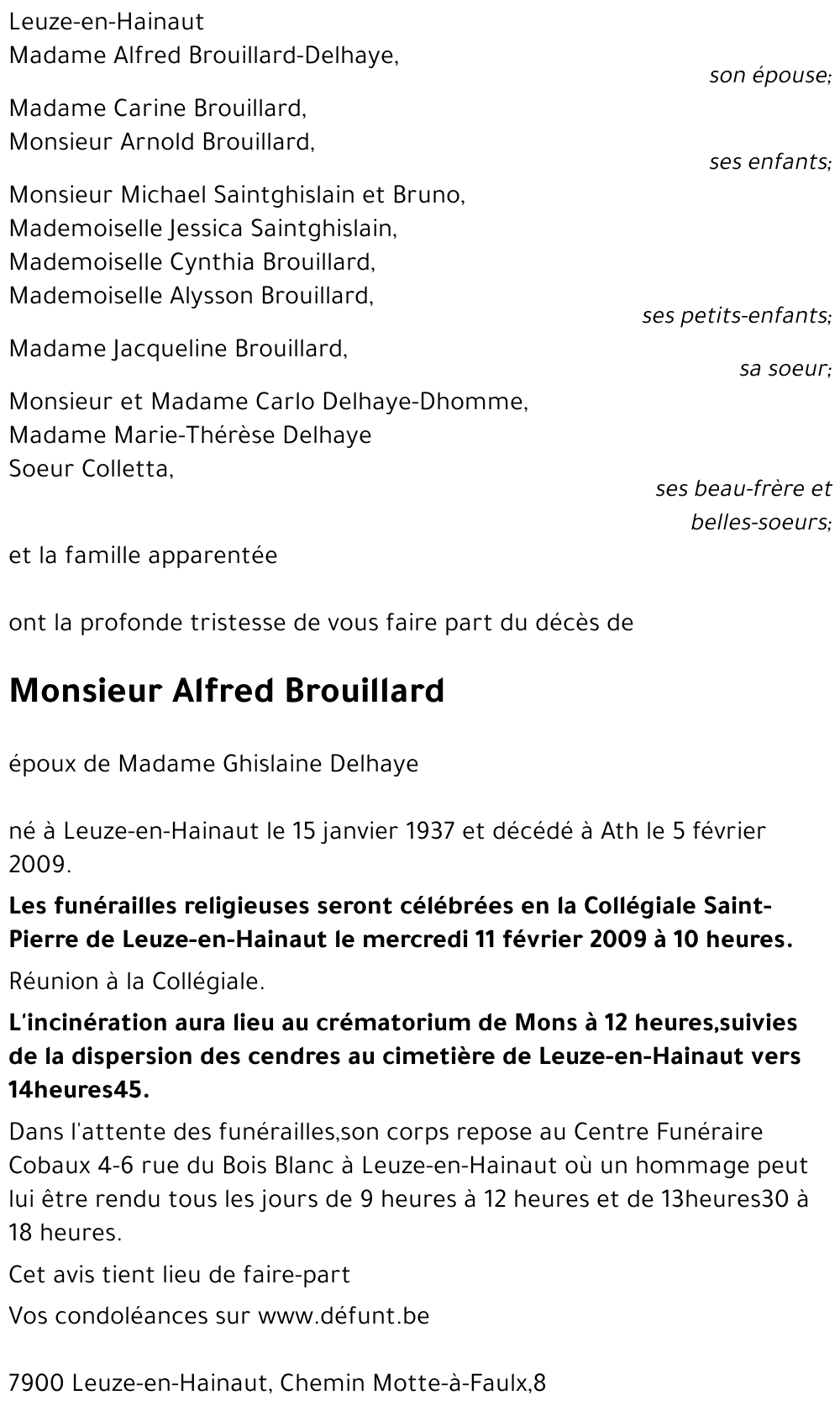 Alfred Brouillard