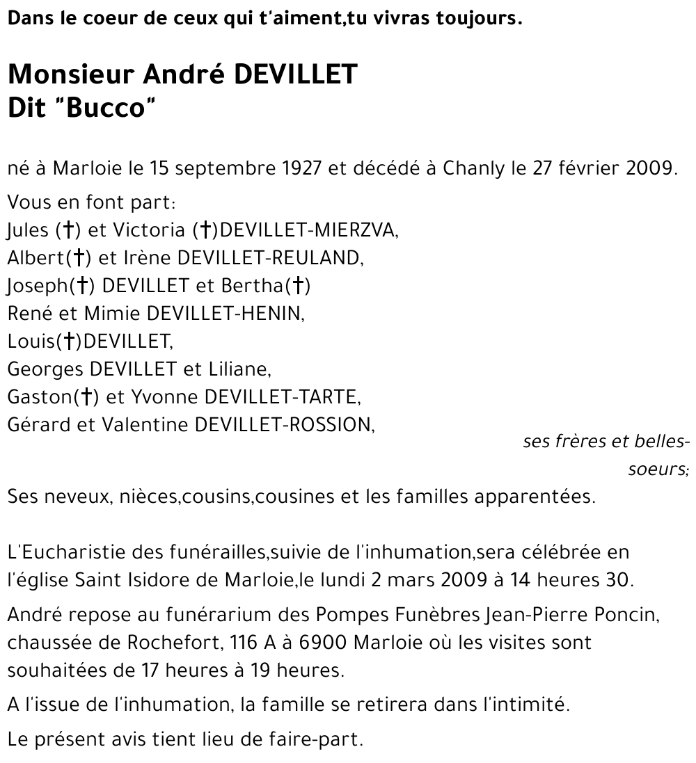 André DEVILLET