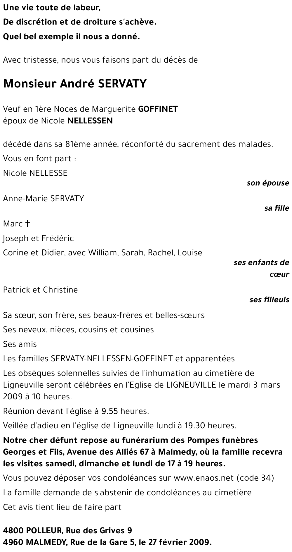 André SERVATY