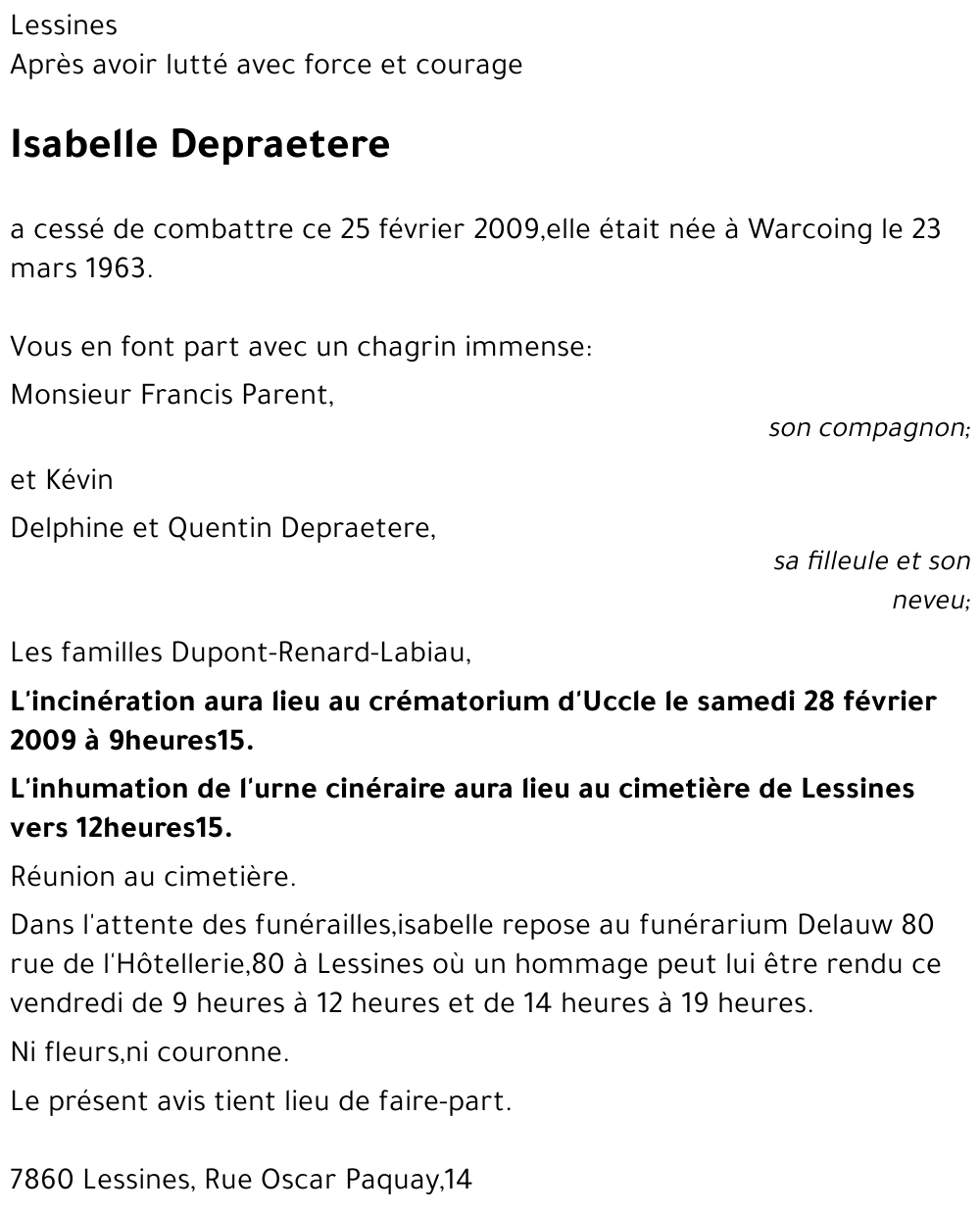 Isabelle Depraetere