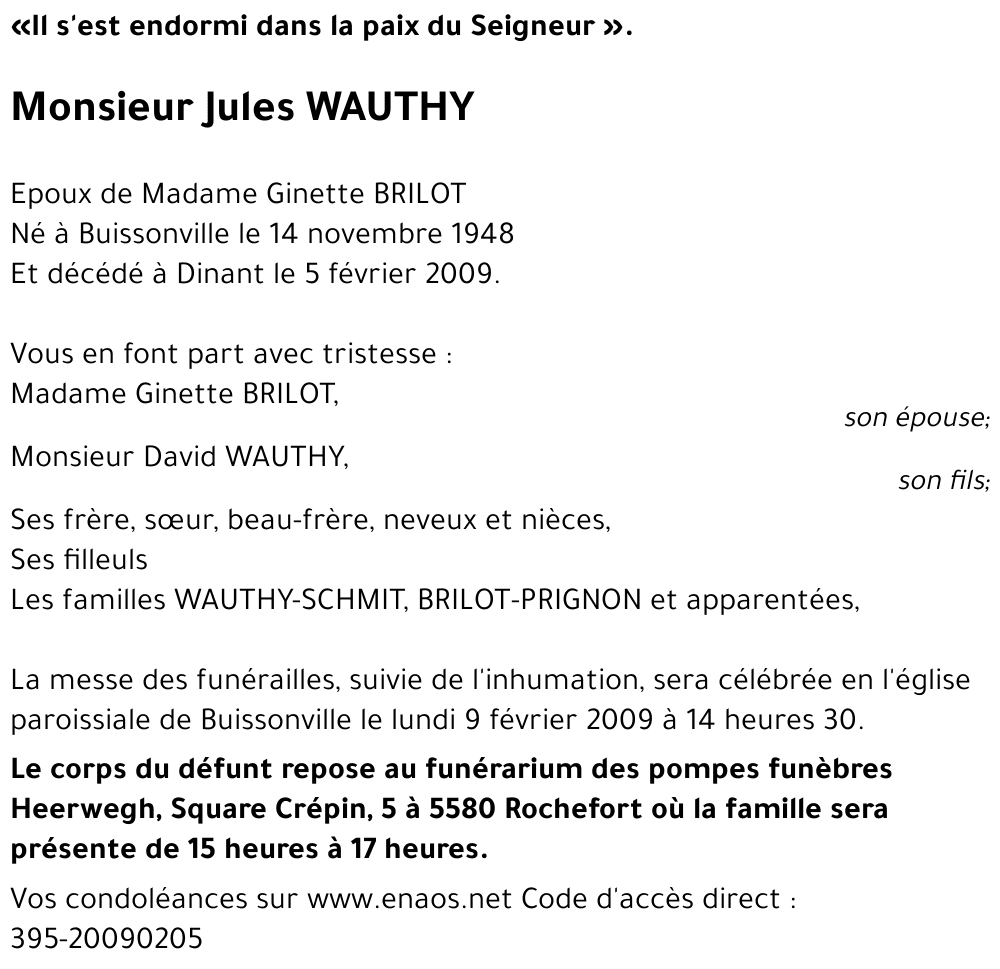 Jules WAUTHY