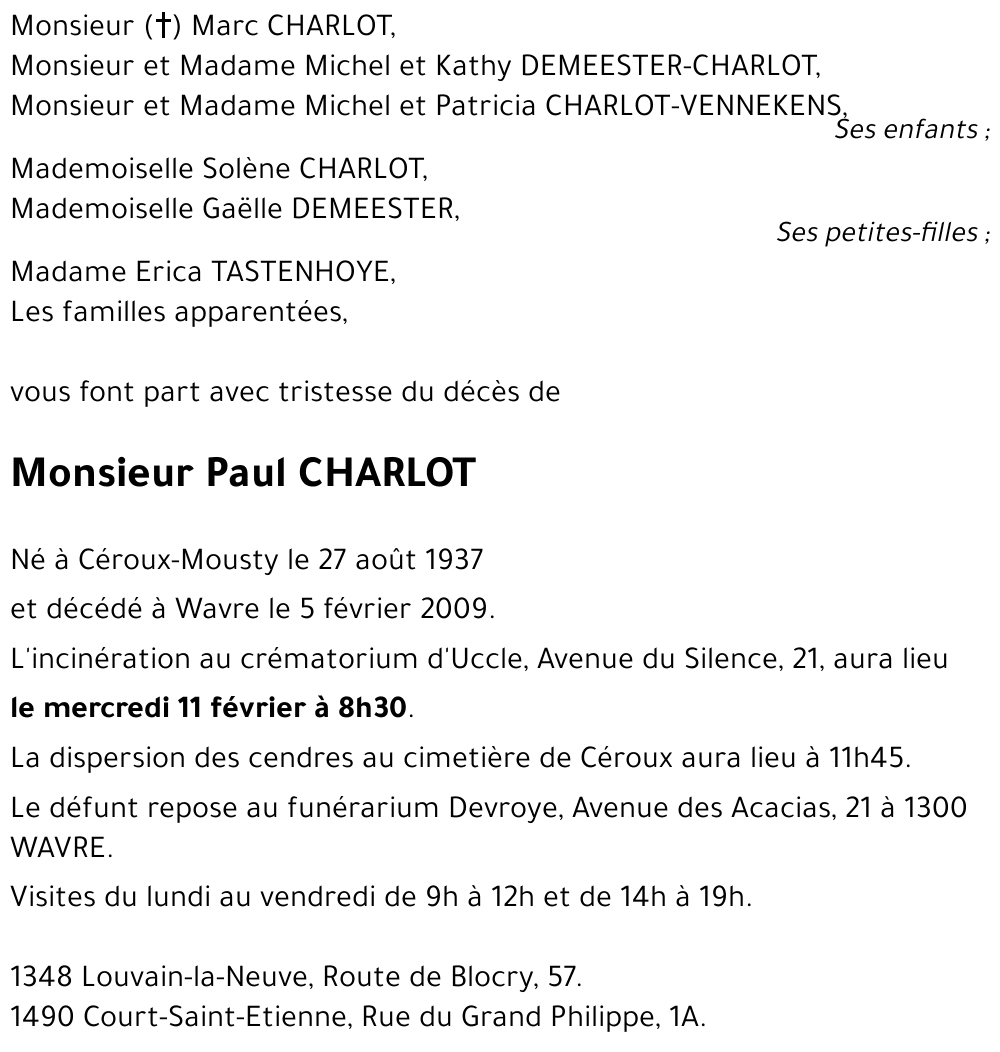 Paul CHARLOT