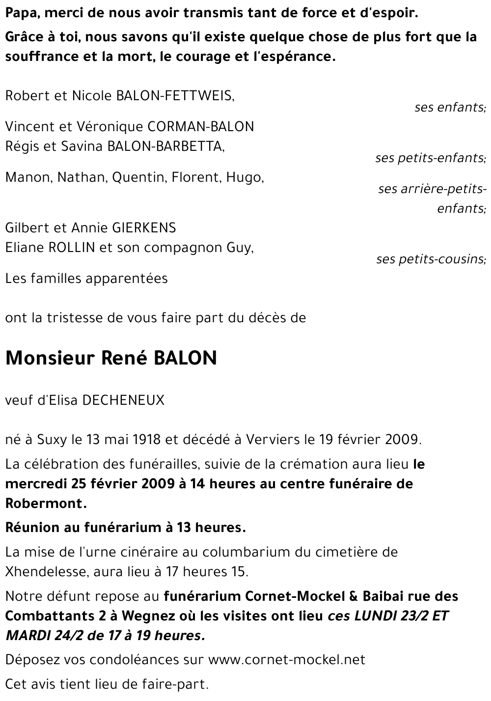 René BALON