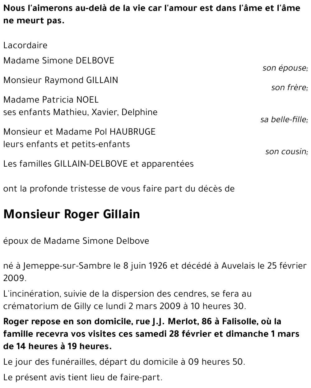 Roger Gillain