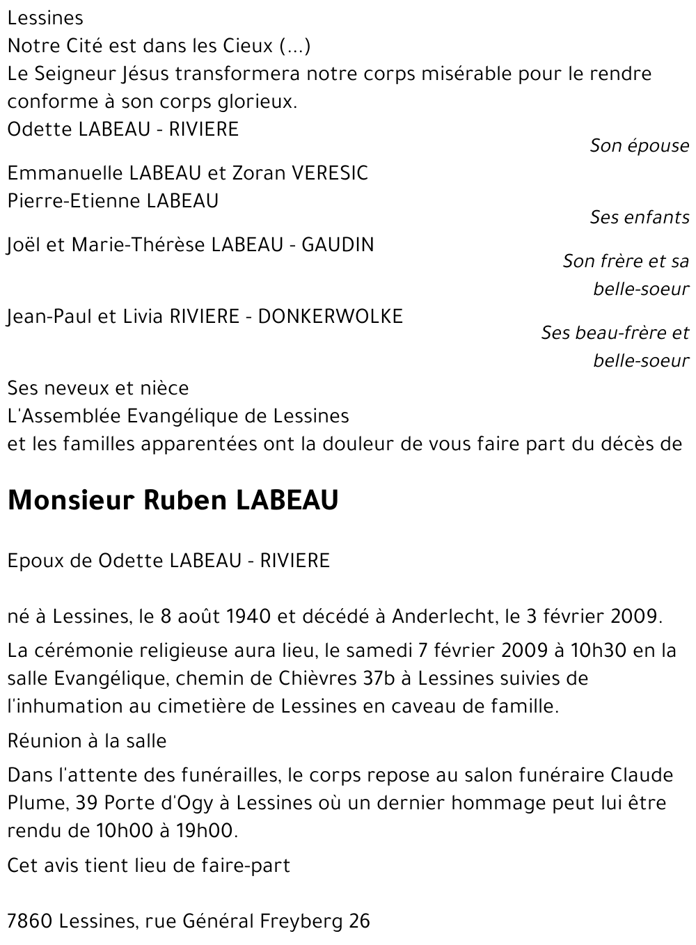 Ruben LABEAU