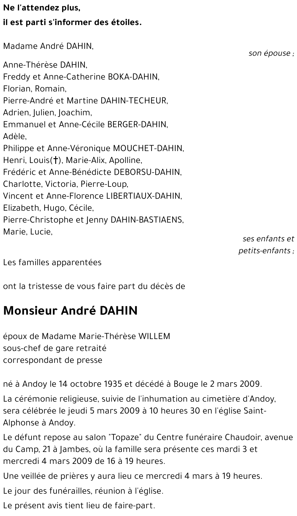 André DAHIN