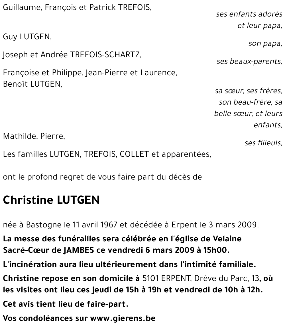 Christine LUTGEN