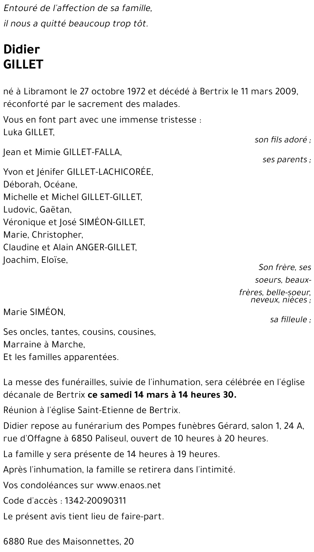 Didier GILLET