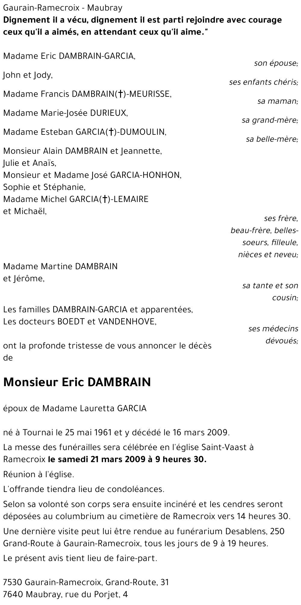 Eric DAMBRAIN