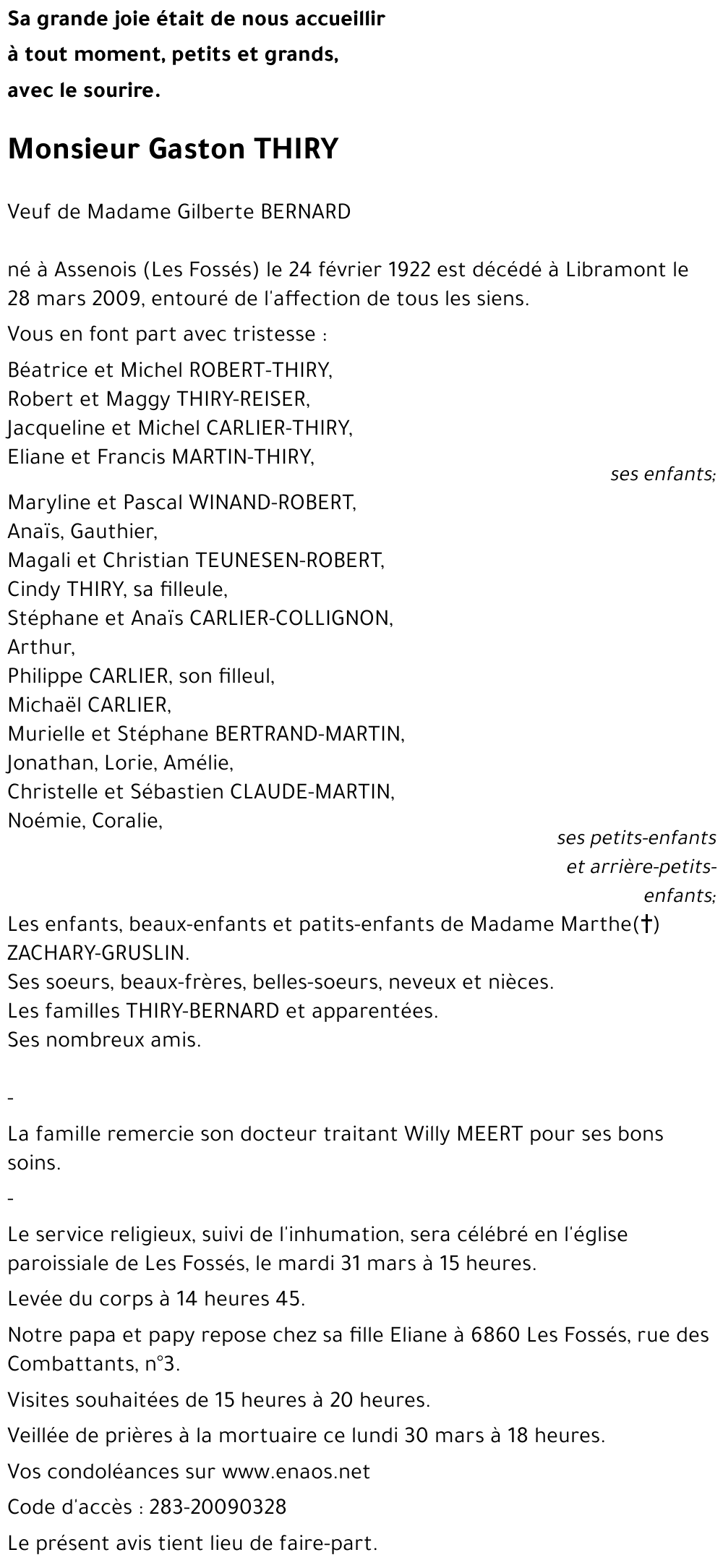 Gaston THIRY