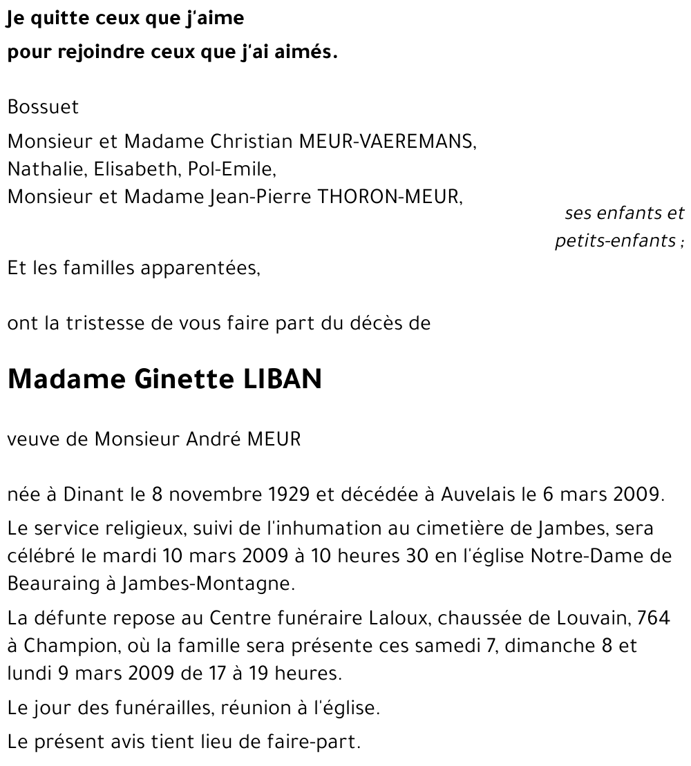 Ginette LIBAN