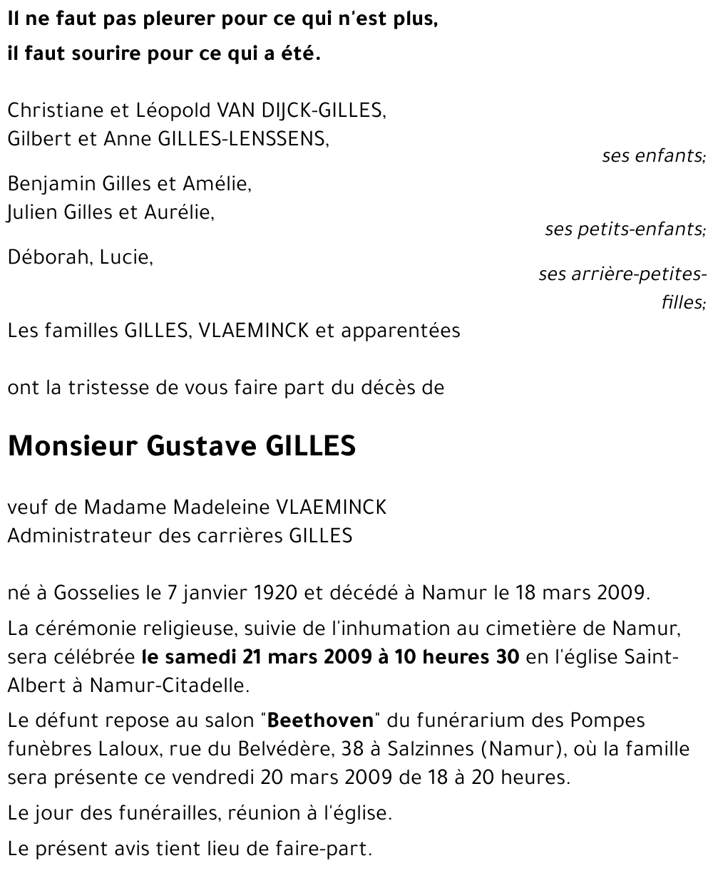 Gustave GILLES