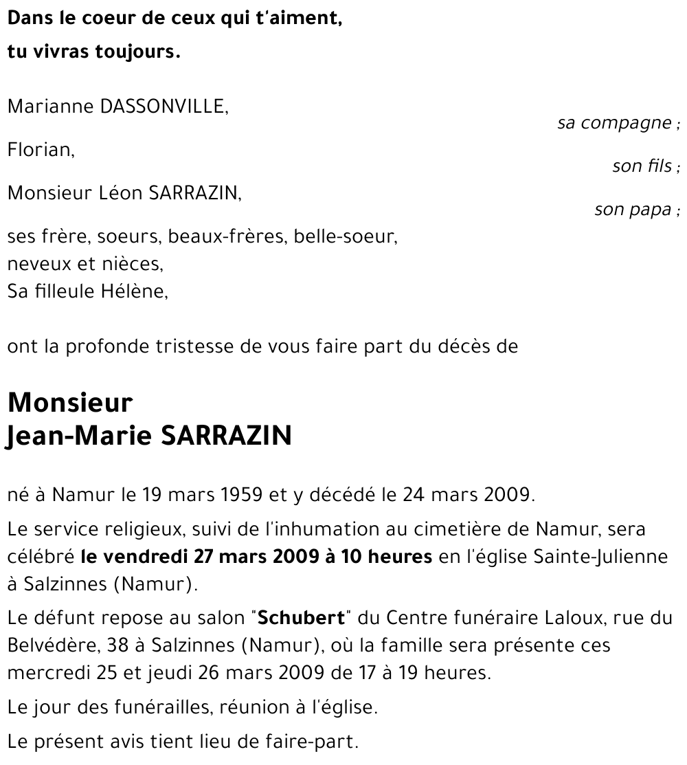 Jean-Marie SARRAZIN