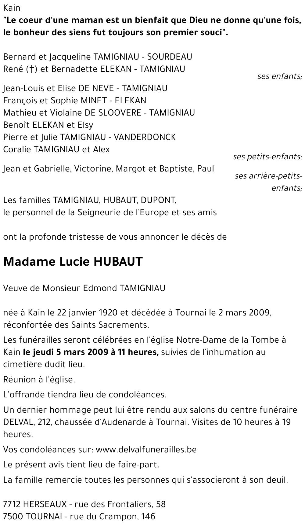 Lucie HUBAUT