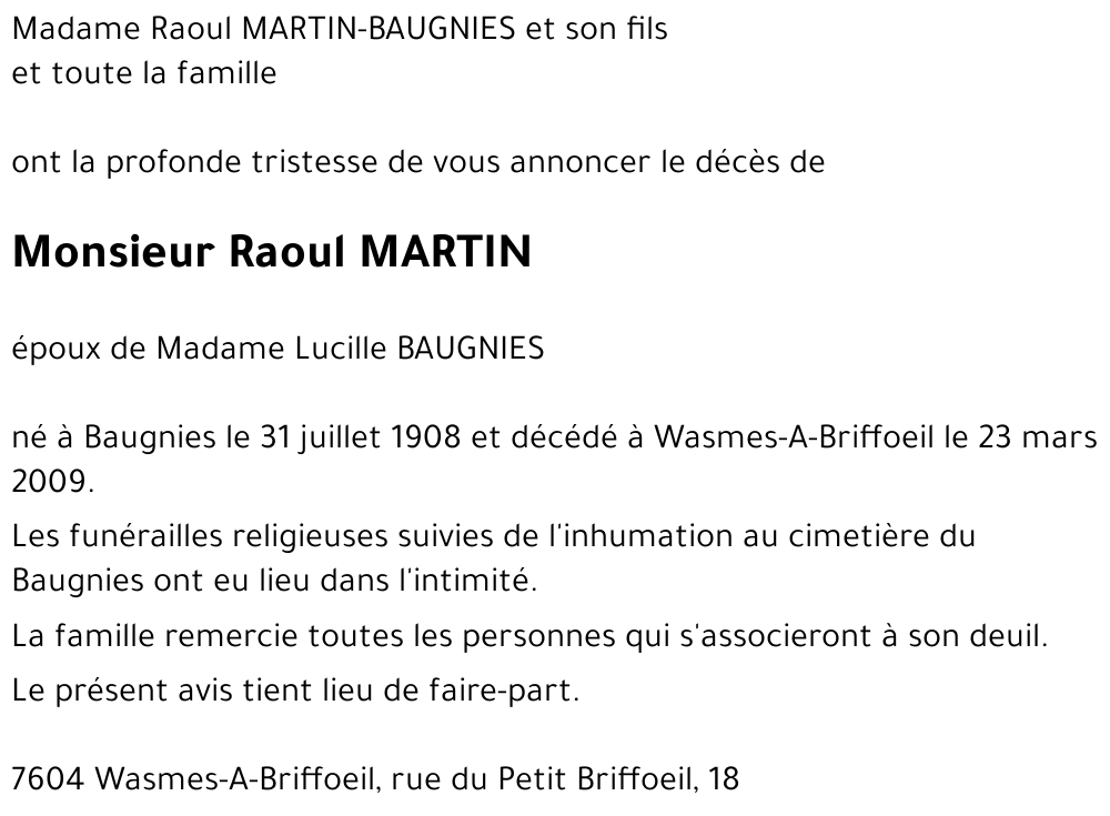 Raoul MARTIN