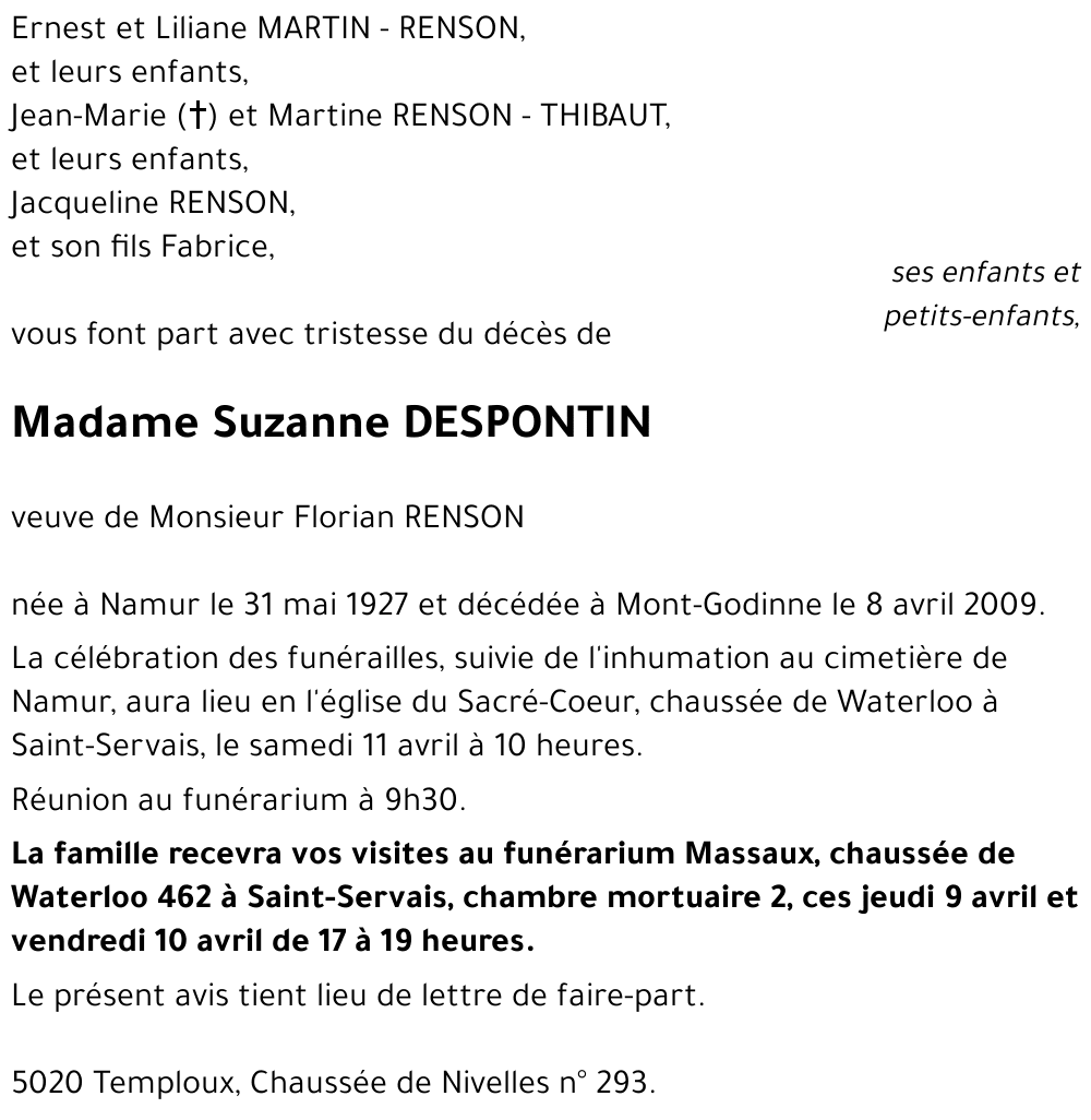 Augustine DESPONTIN