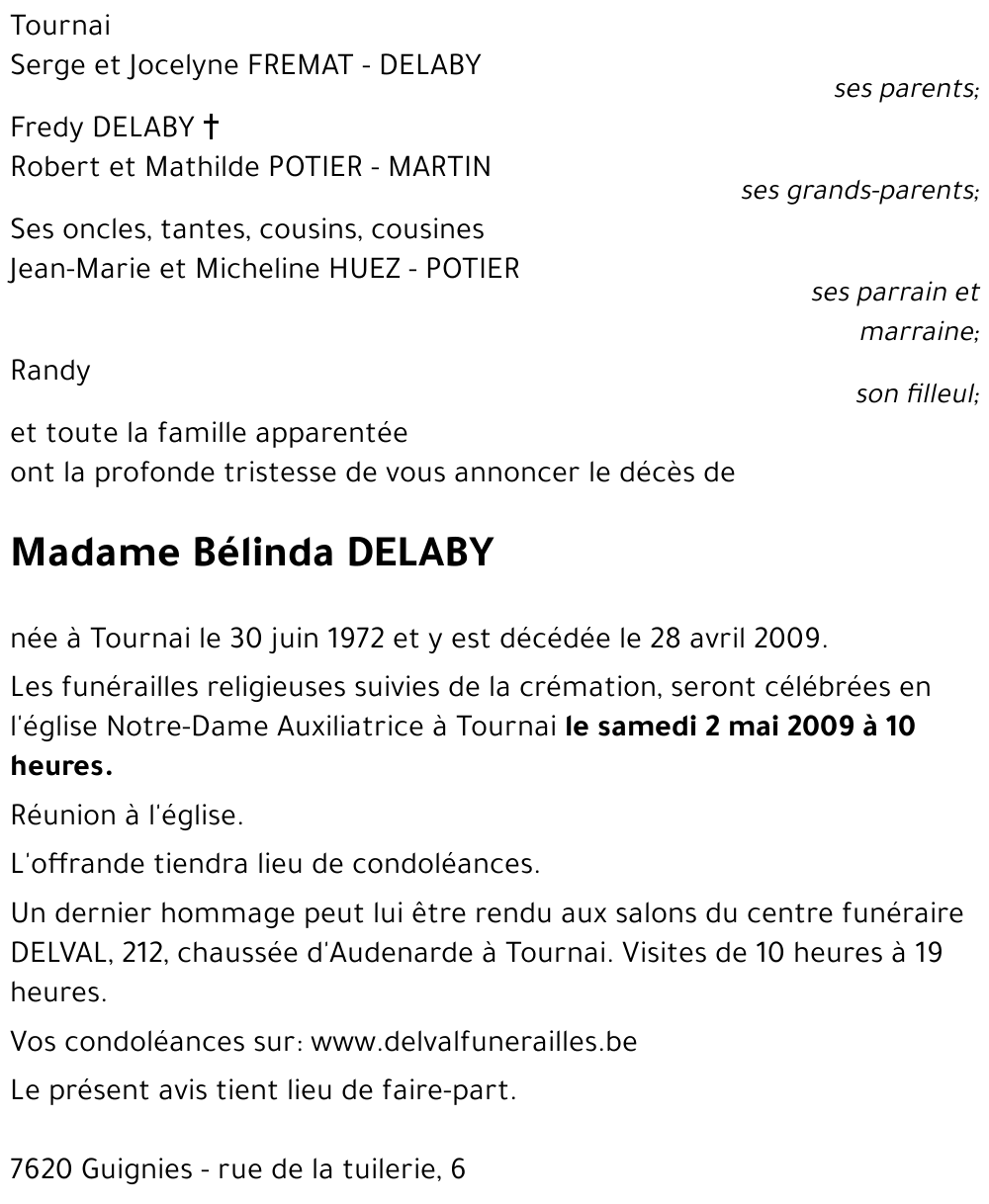 Bélinda DELABY