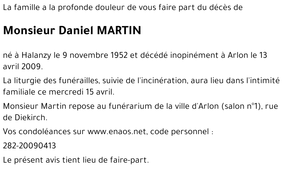 Daniel MARTIN