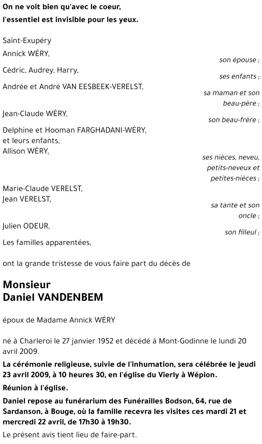 Daniel VANDENBEM