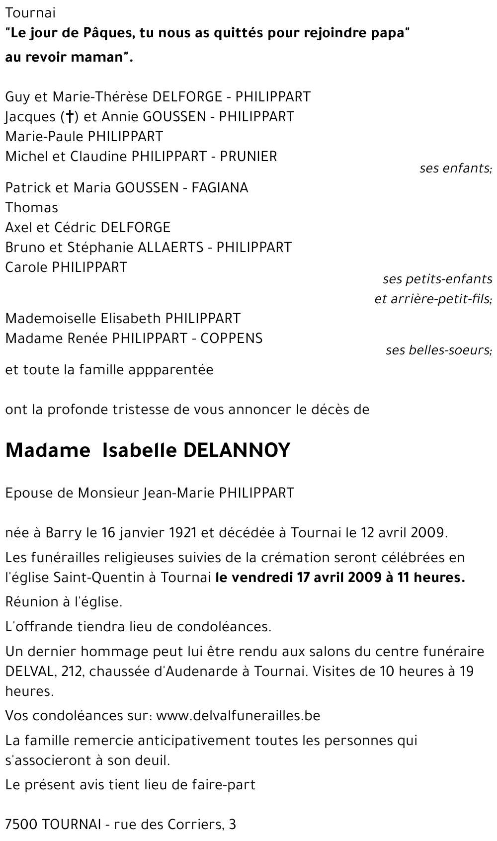 Elisabeth DELANNOY
