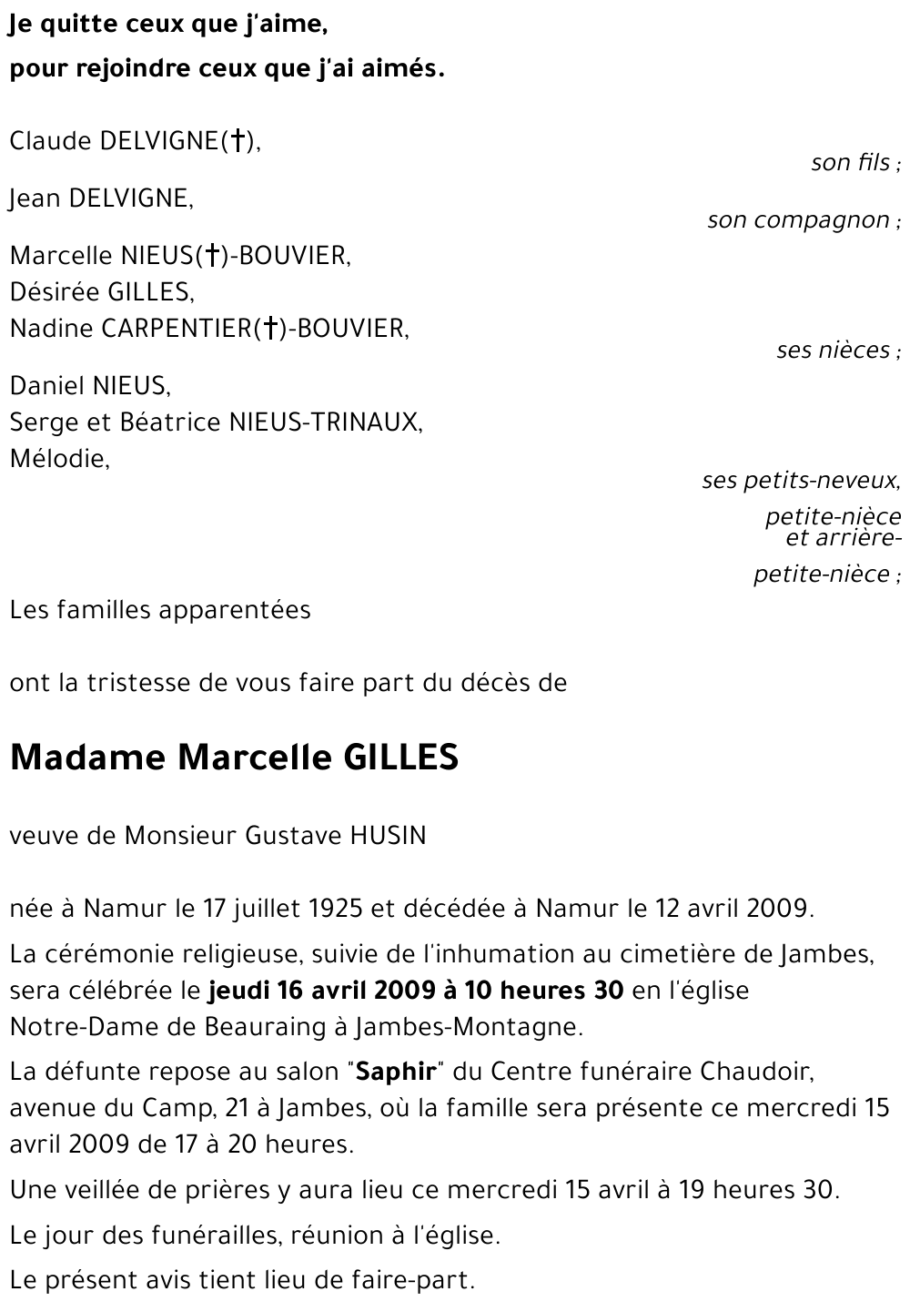 Marcelle GILLES