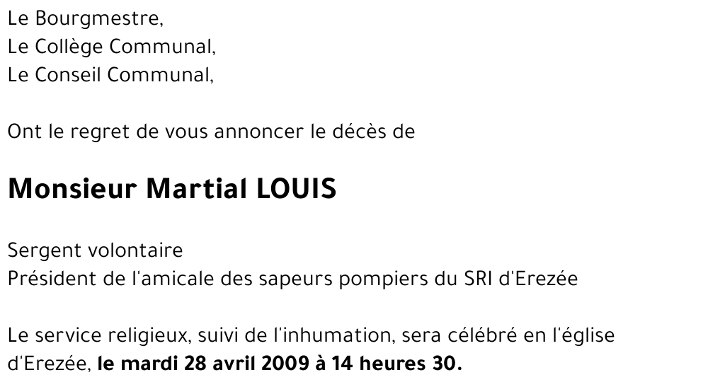 Martial LOUIS