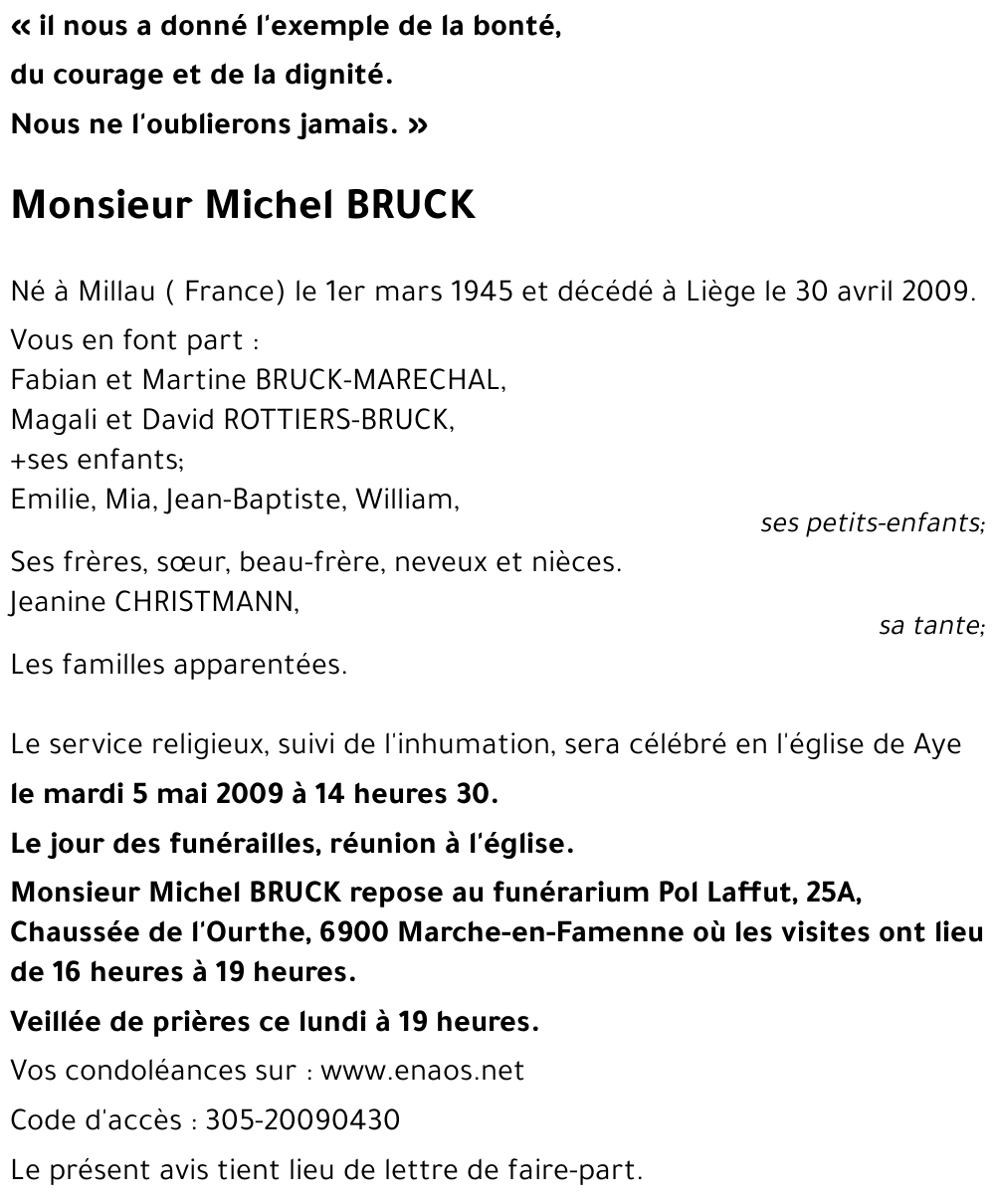 Michel BRUCK