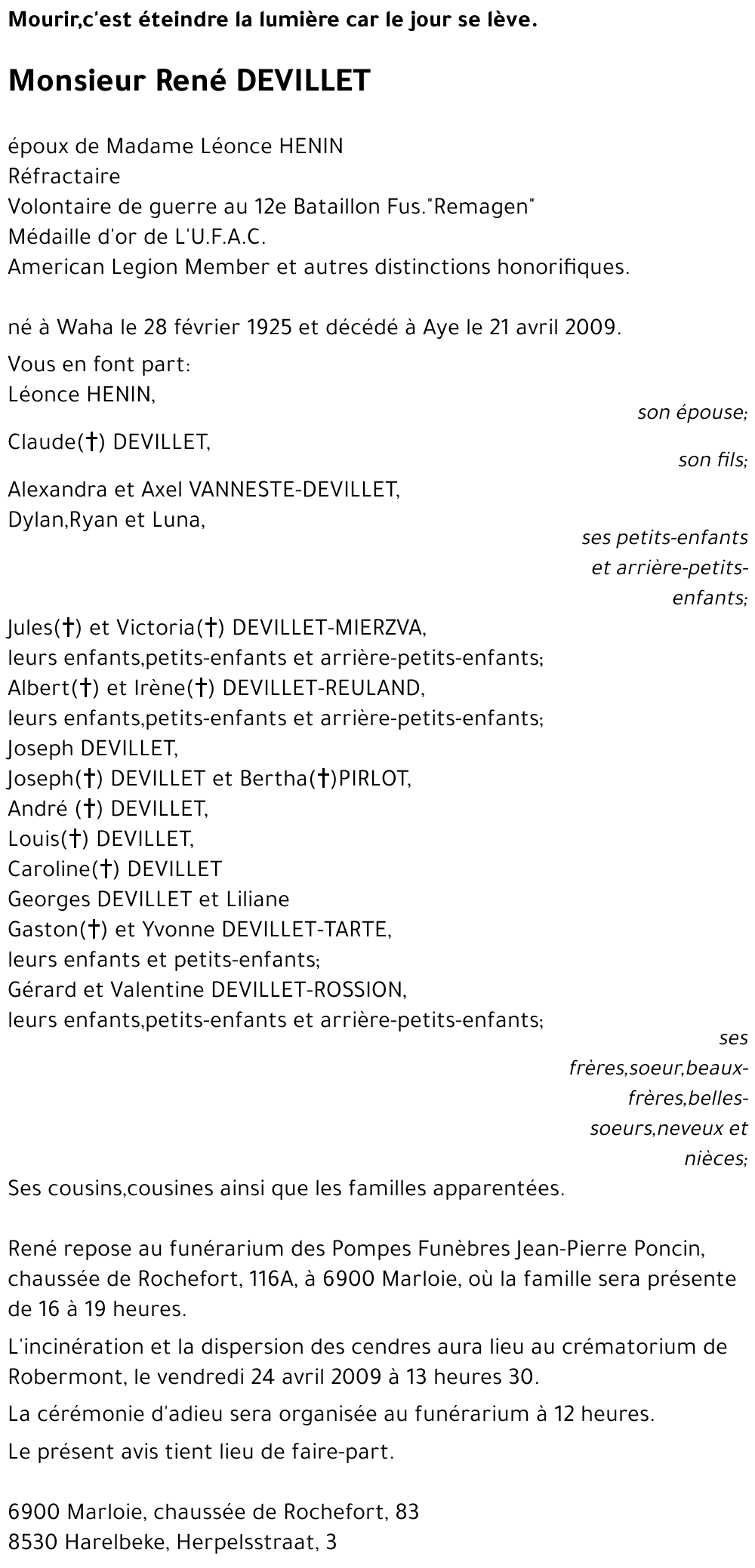 René DEVILLET