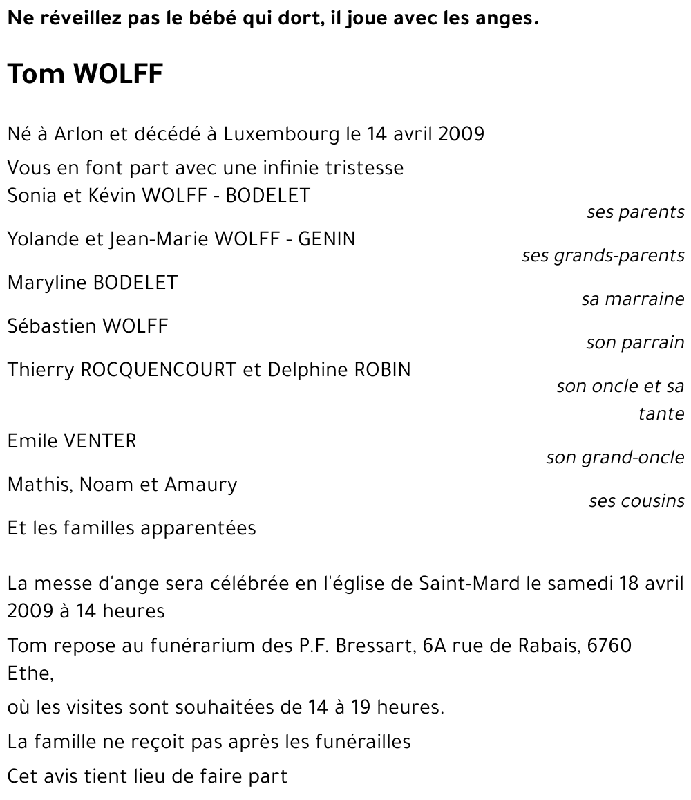 Tom WOLFF