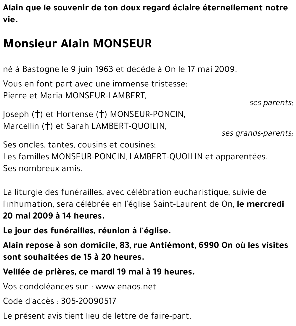 Alain MONSEUR