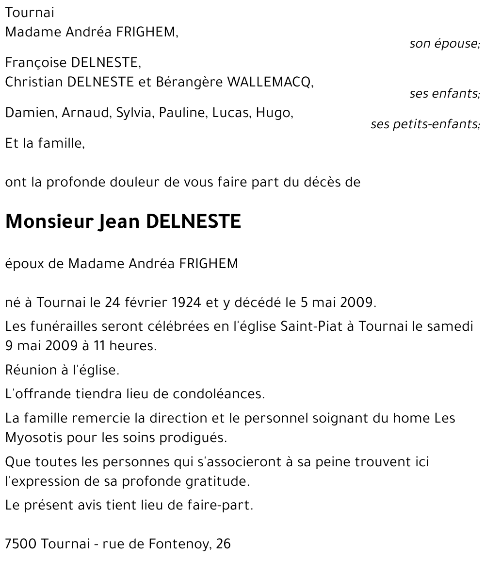 Jean DELNESTE