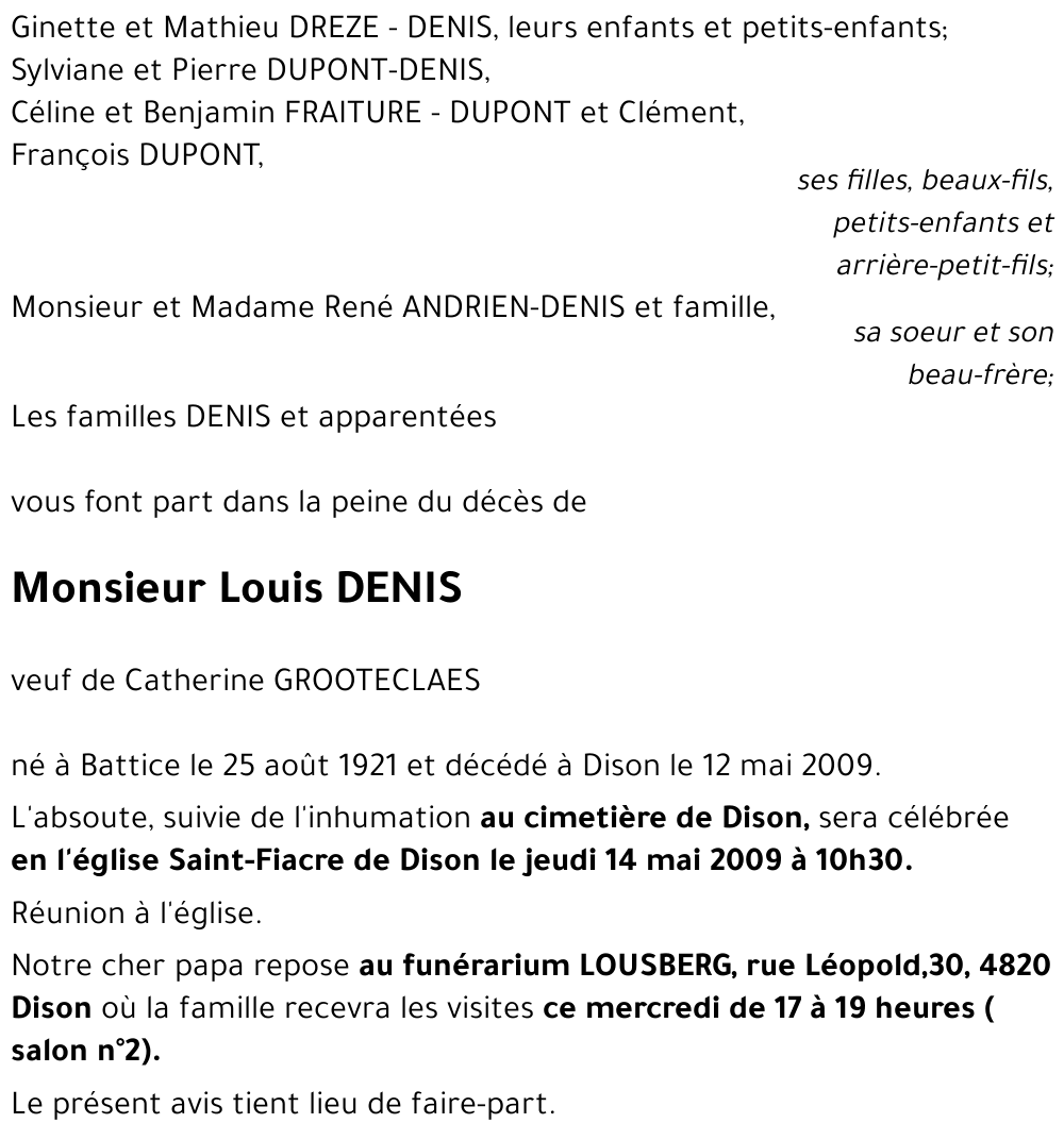 Louis DENIS