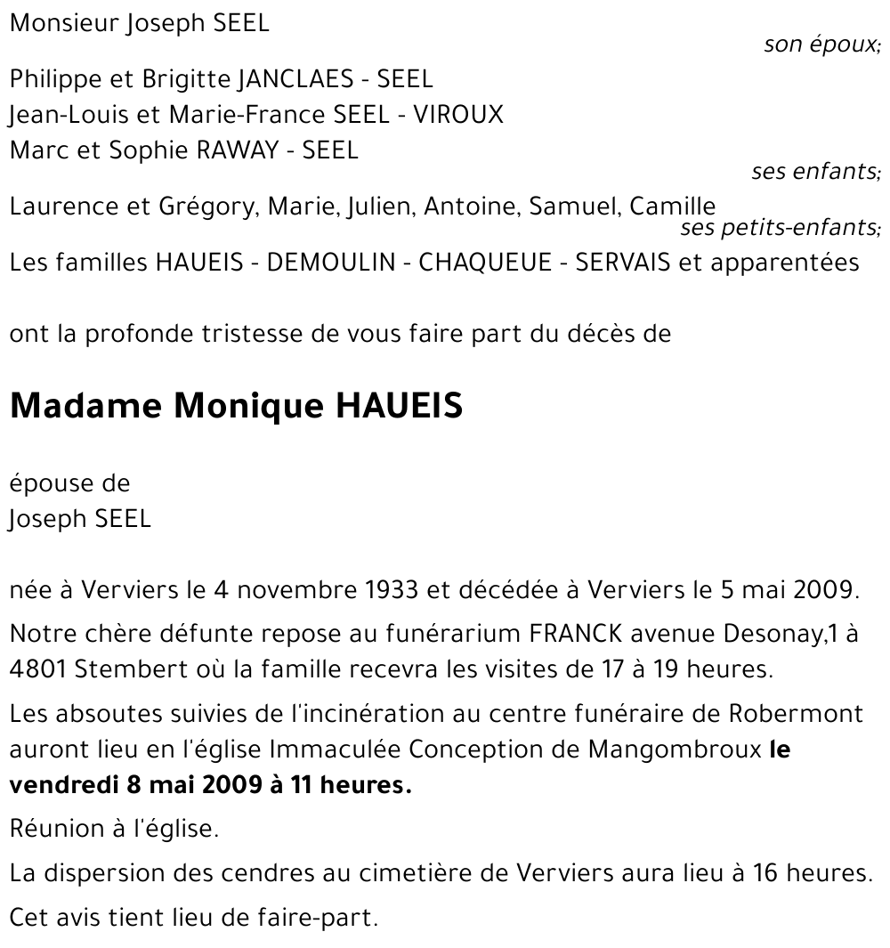 Monique HAUEIS