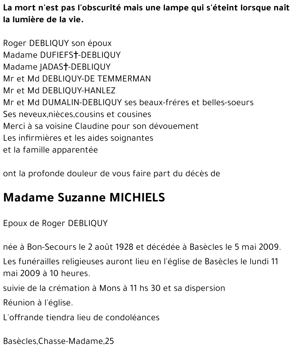 Suzanne MICHIELS