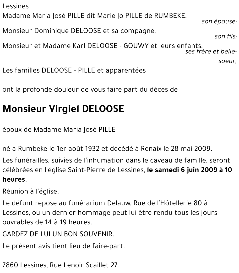 Virgiel DELOOSE
