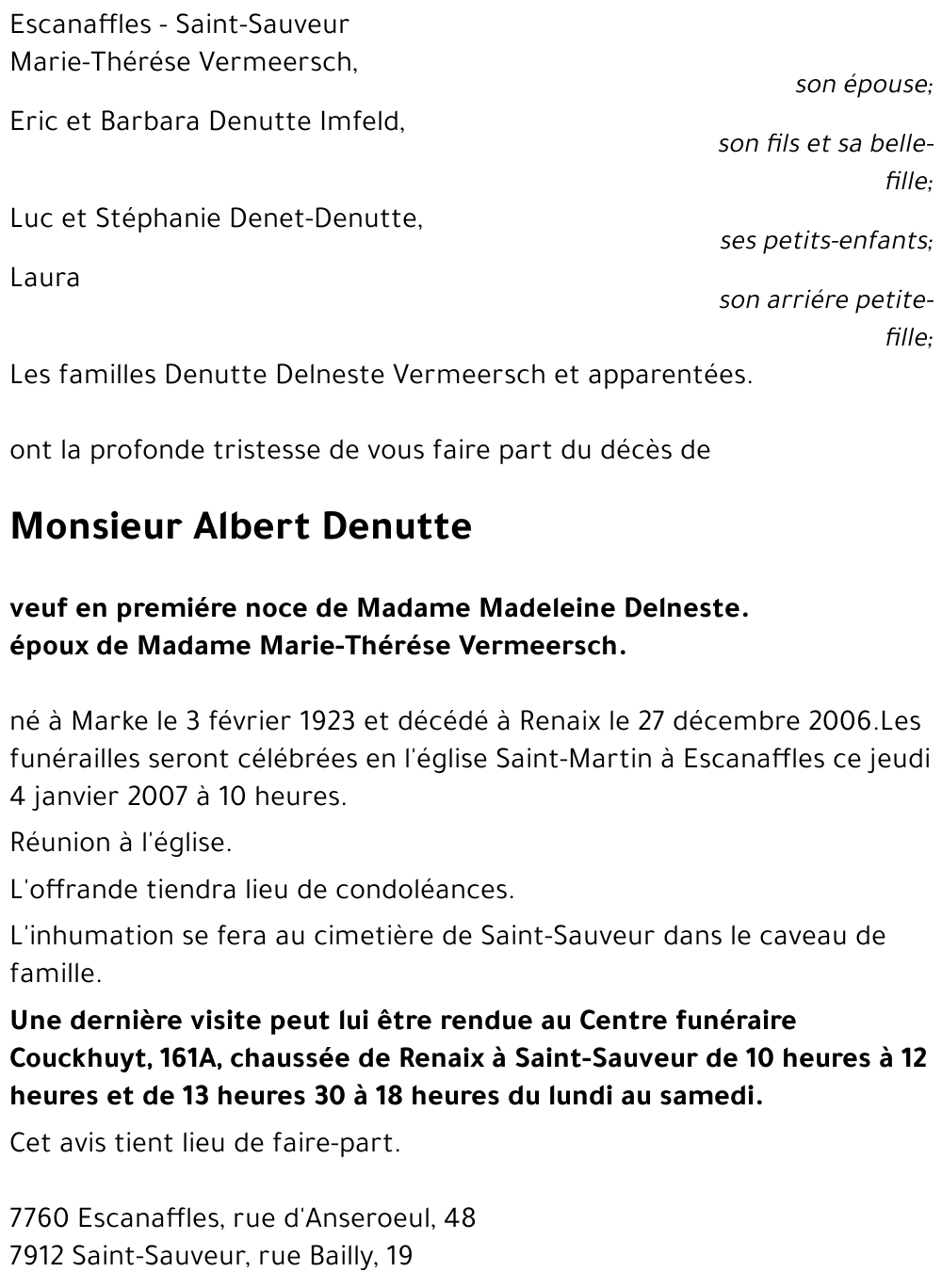 Albert Denutte