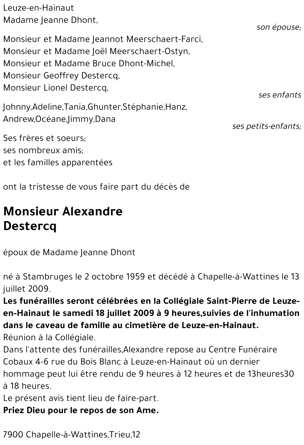 Alexandre Destercq