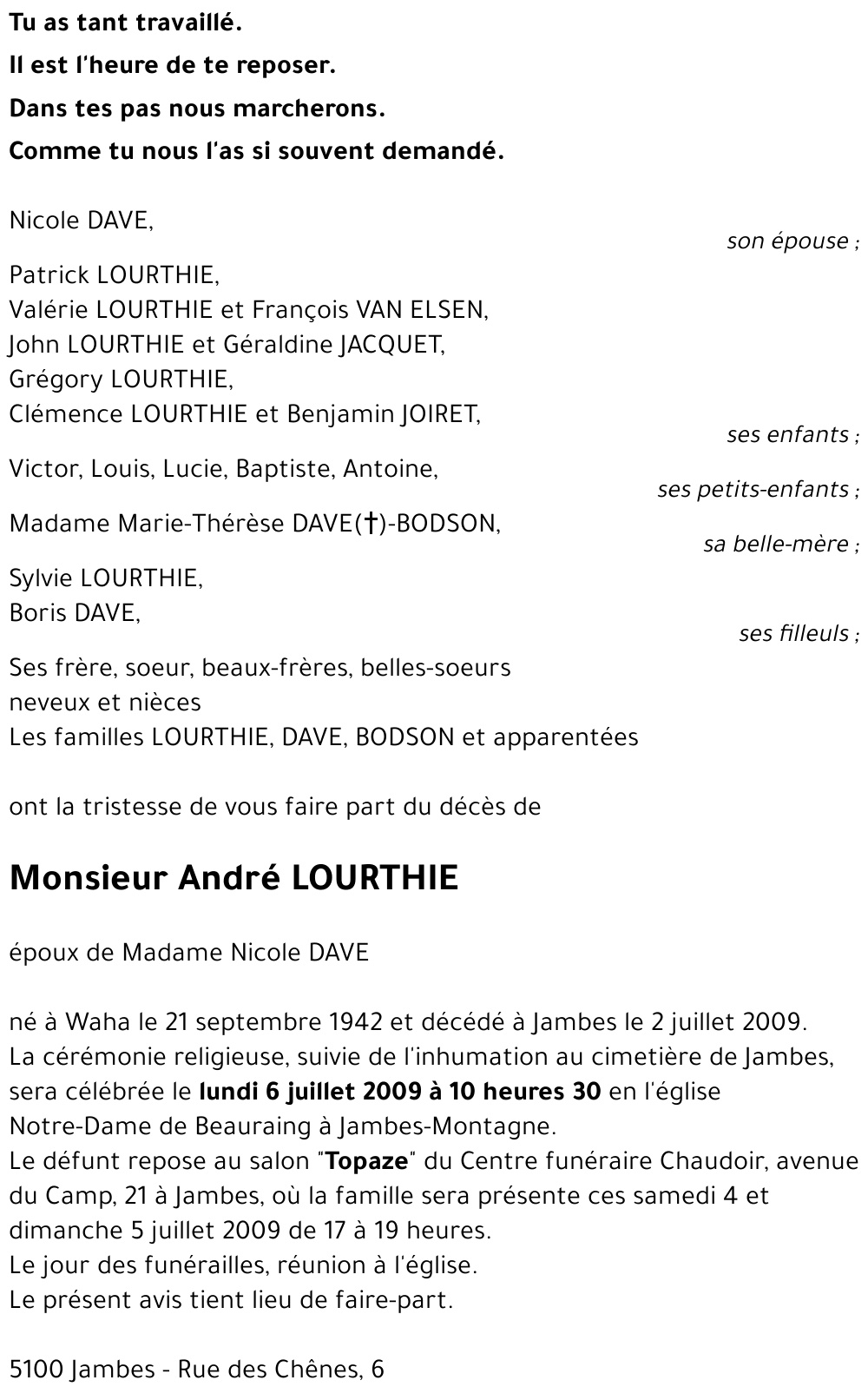 André LOURTHIE
