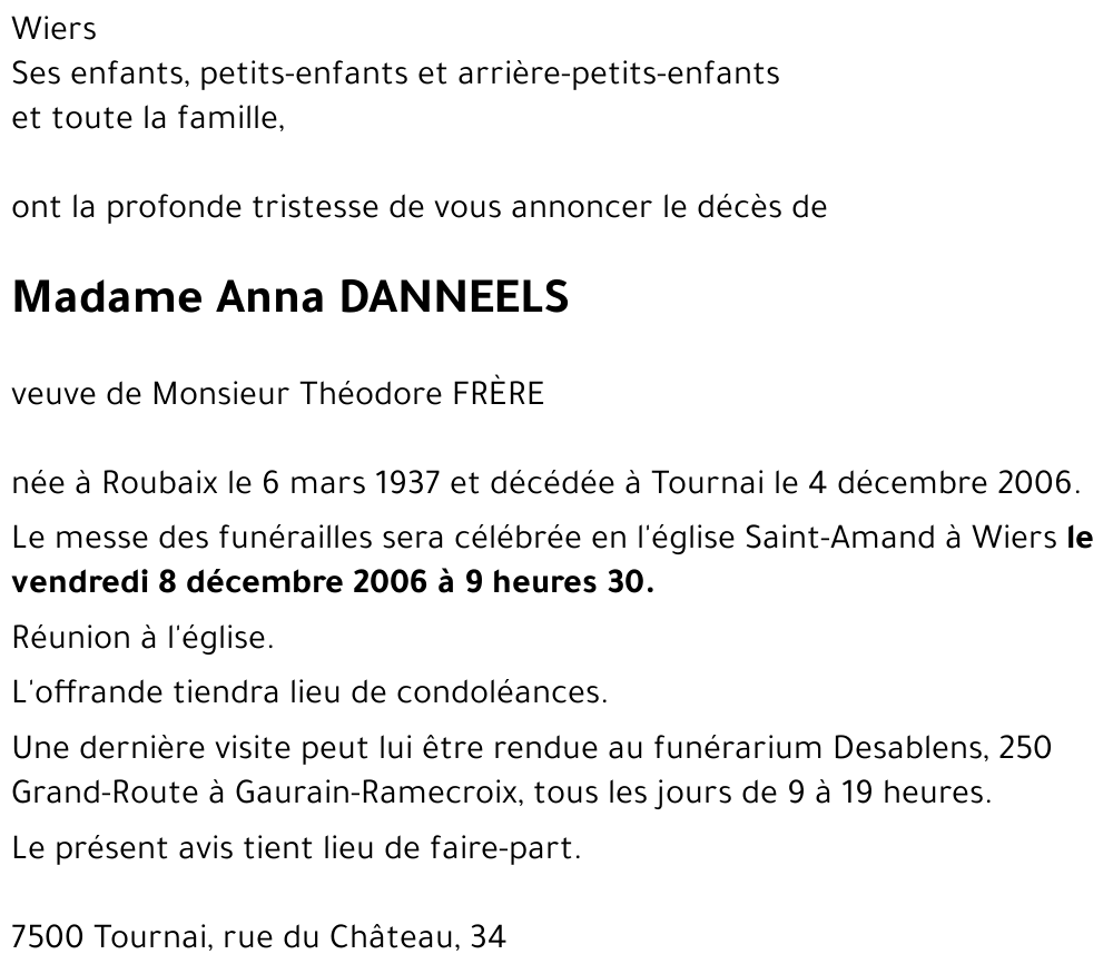 Anna DANNEELS