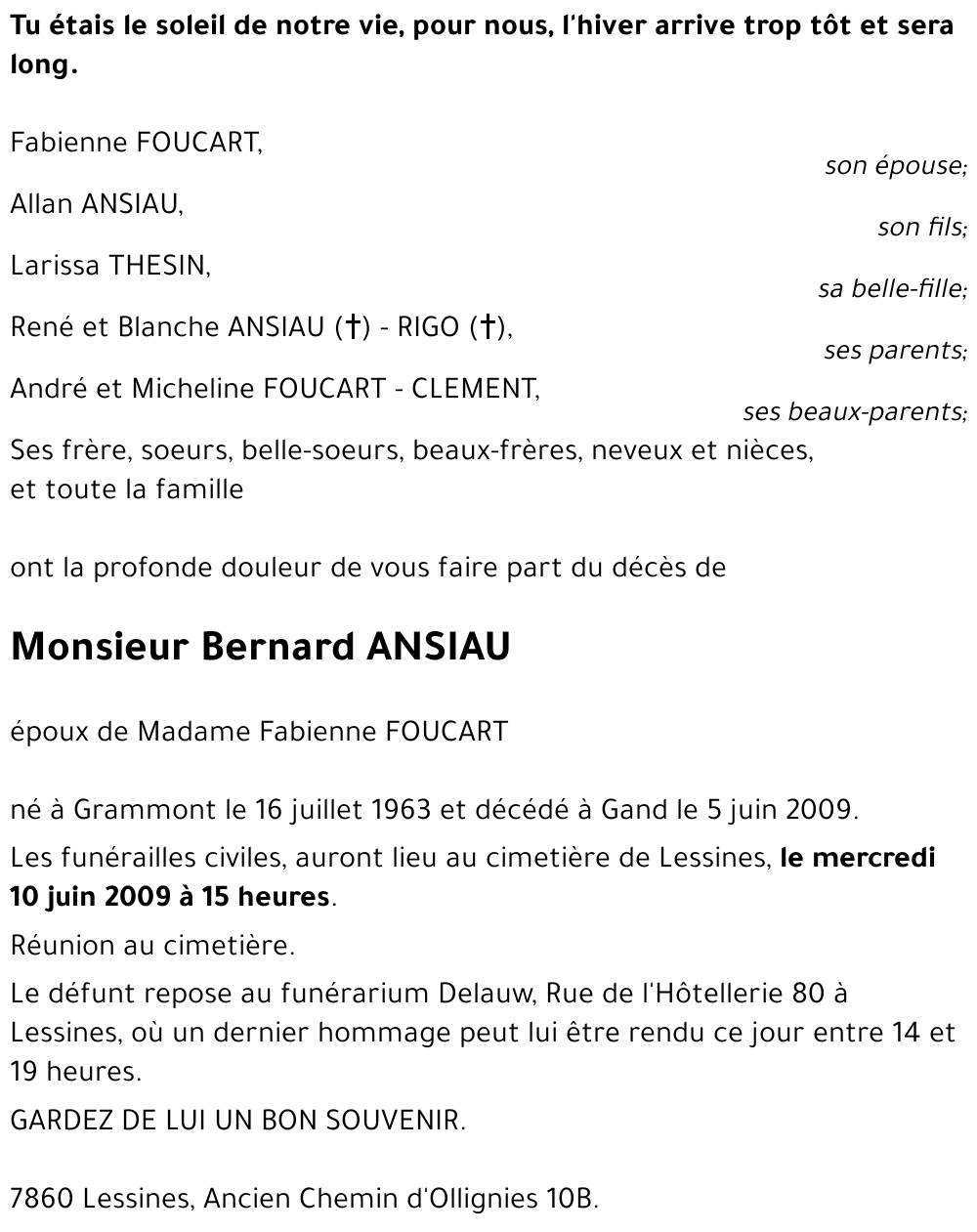 Bernard ANSIAU