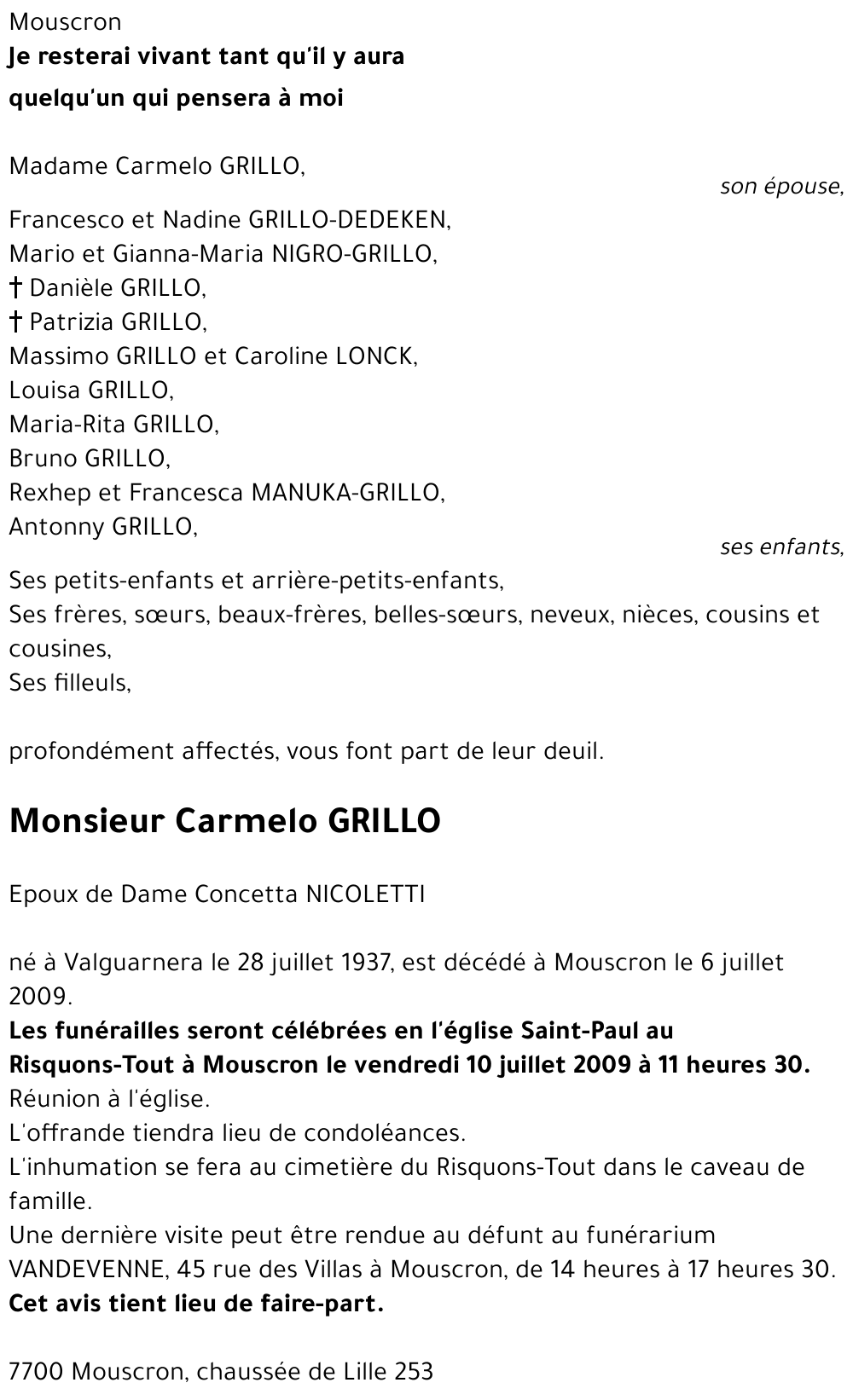 Carmelo GRILLO