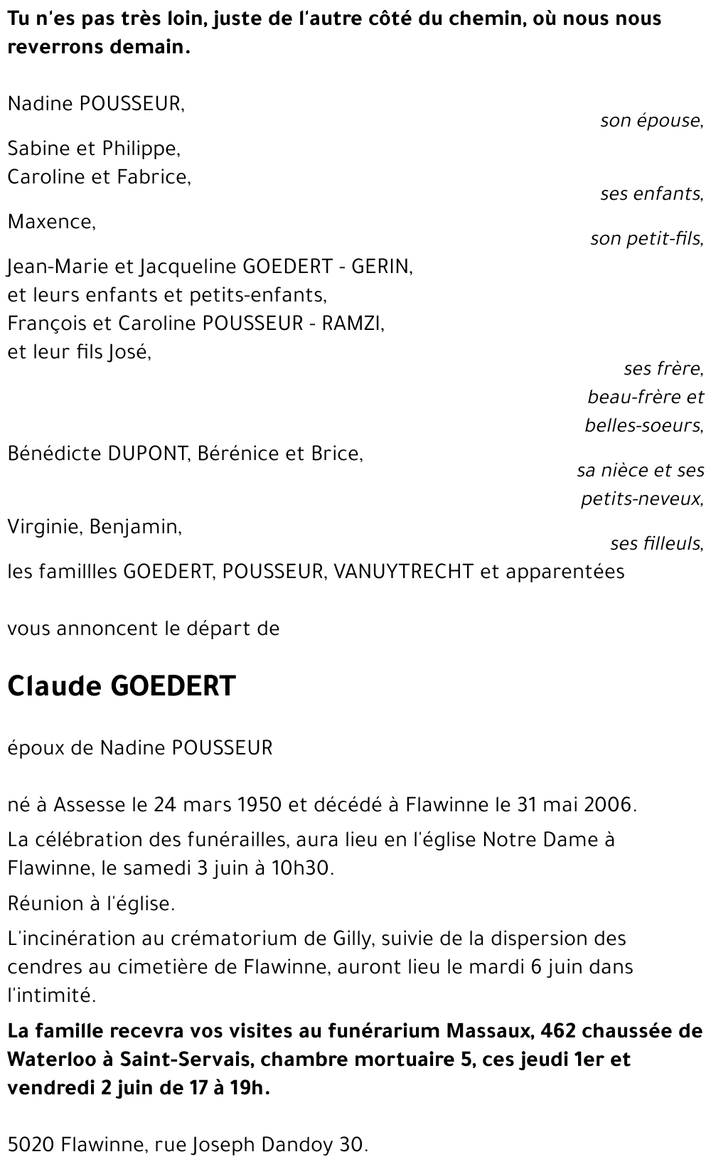 Claude GOEDERT